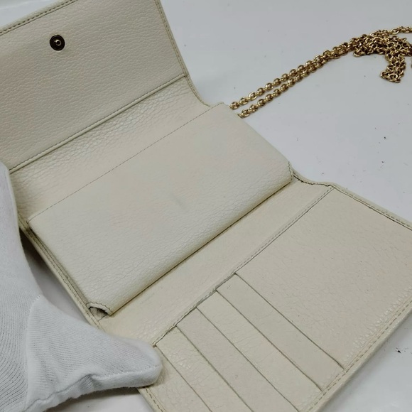 Gorgeous Authentic Dolce & Gabbana Shoulder bag/wallet White Leather - Picture 10 of 12
